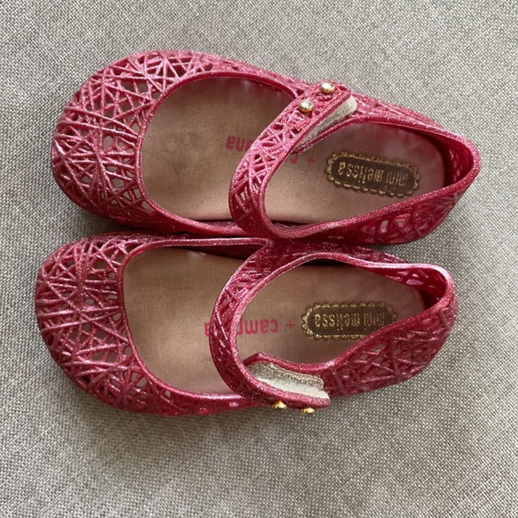 Mini Melissa + campana Mary Janes, size 6 toddler - Picture 3 of 3
